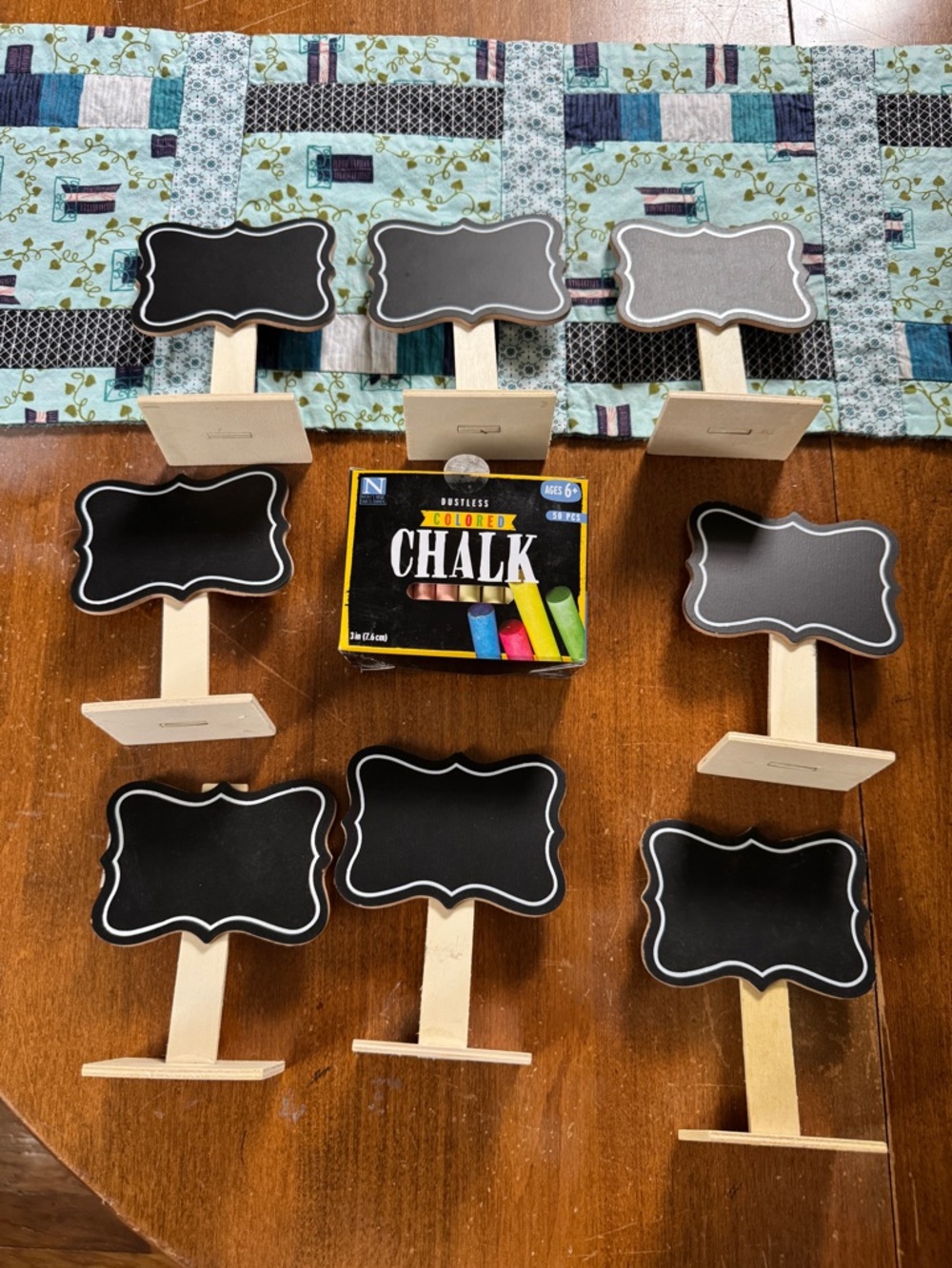Mini Chalkboard Place Card/Food Markers New and unused.